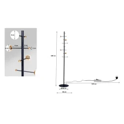 KARE Design Lampadaire Trapez