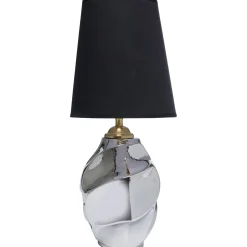 KARE Design Lampe A Poser Alba Argente 42Cm