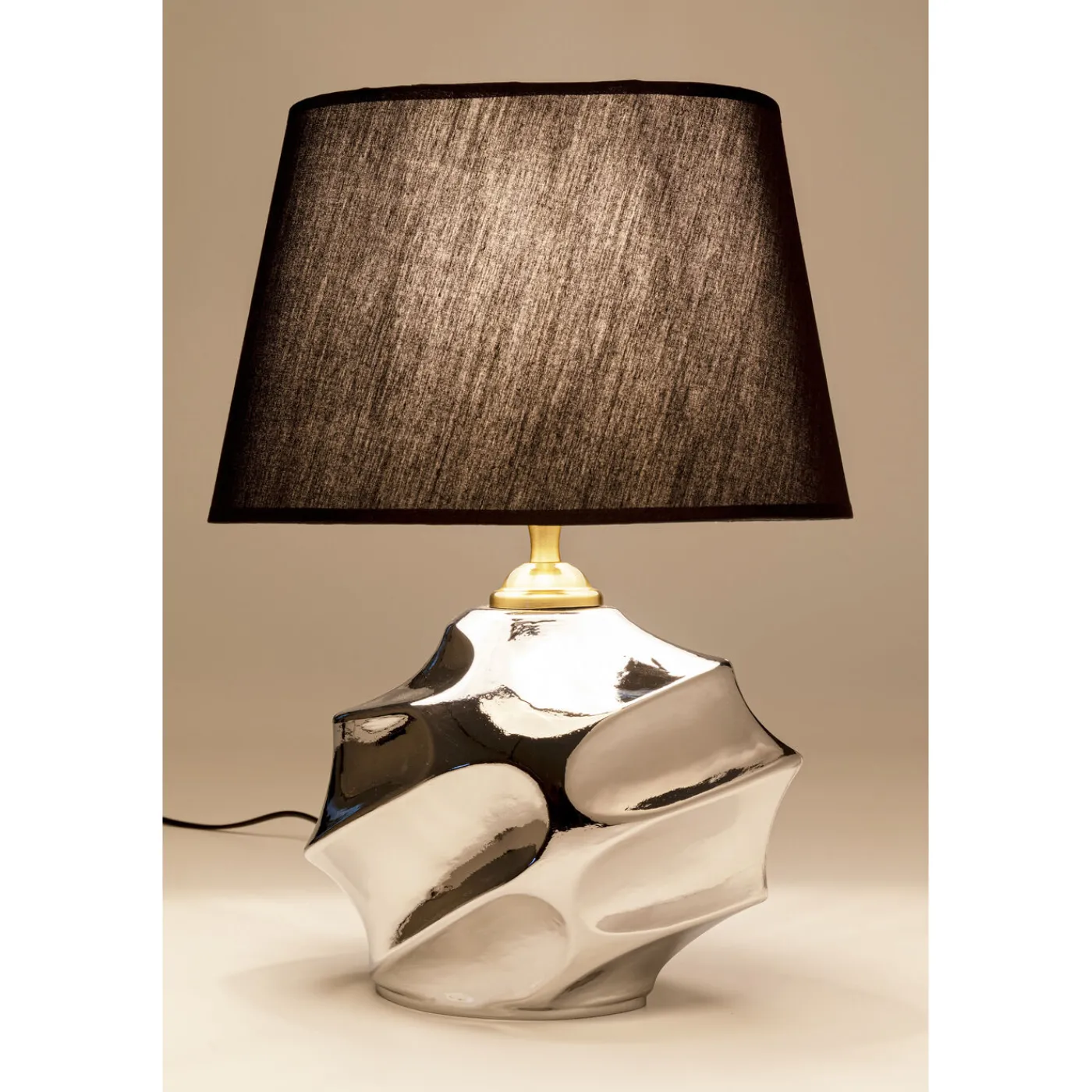 KARE Design Lampe A Poser Alba Argente 42Cm