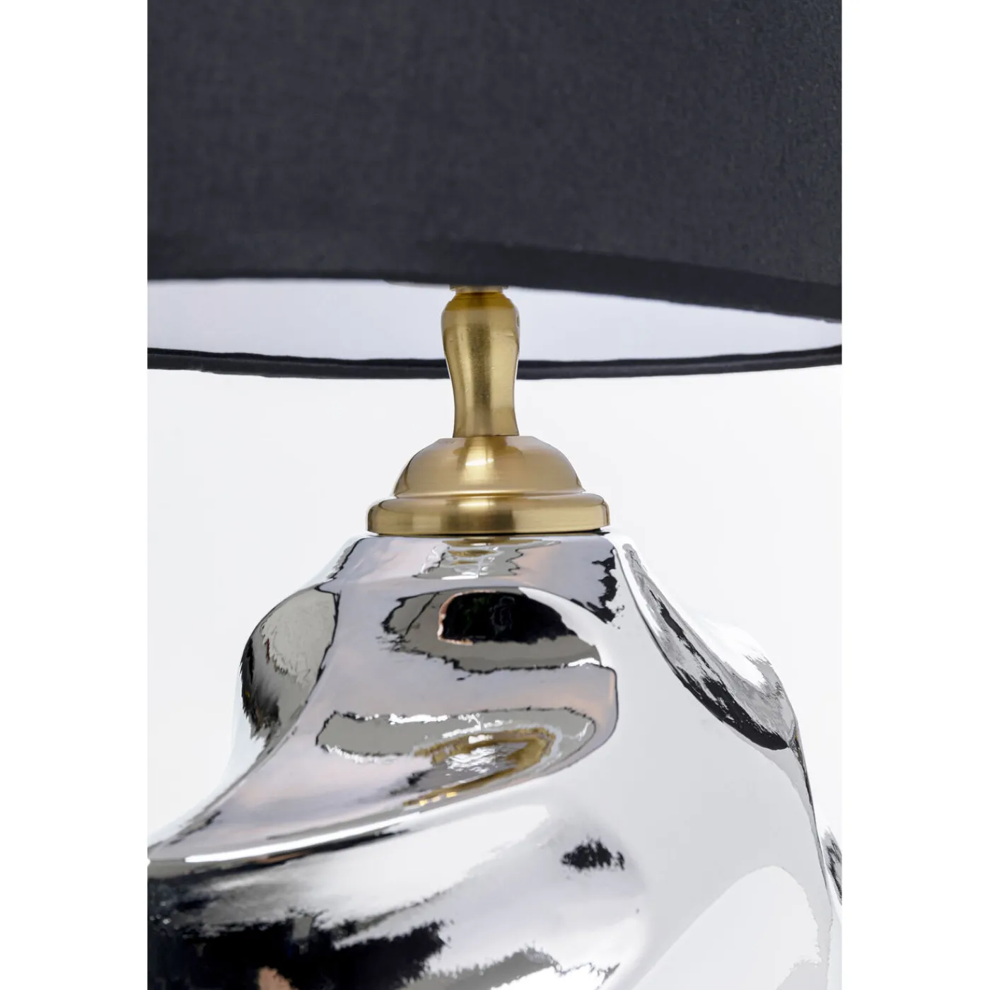 KARE Design Lampe A Poser Alba Argente 42Cm