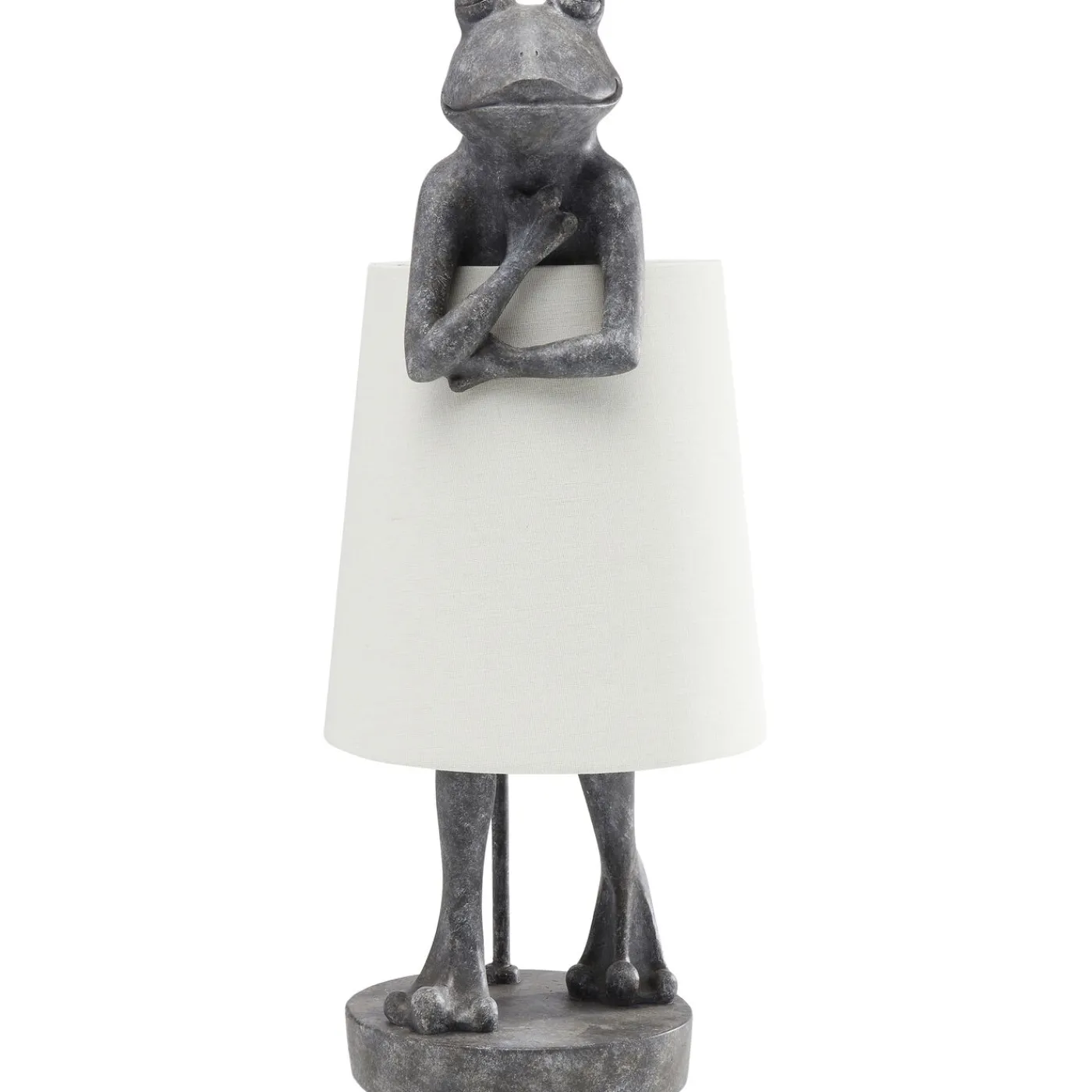 KARE Design Lampe A Poser Animal Frog Gris