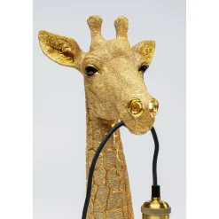 KARE Design Lampe A Poser Animal Giraffe Dore 50Cm