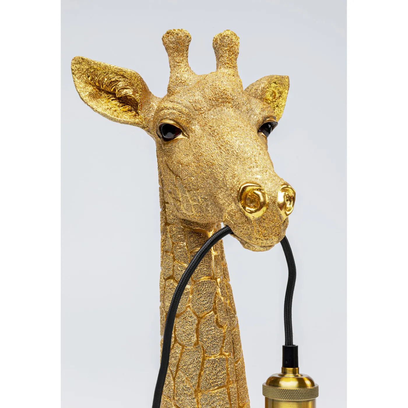 KARE Design Lampe A Poser Animal Giraffe Dore 50Cm