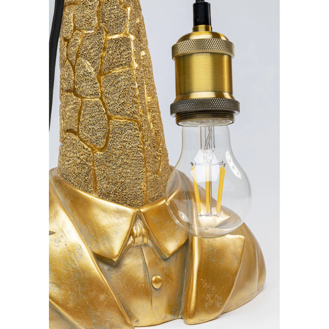 KARE Design Lampe A Poser Animal Giraffe Dore 50Cm