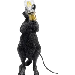KARE Design Lampe A Poser Animal Kangaroo Noir Mat 46Cm