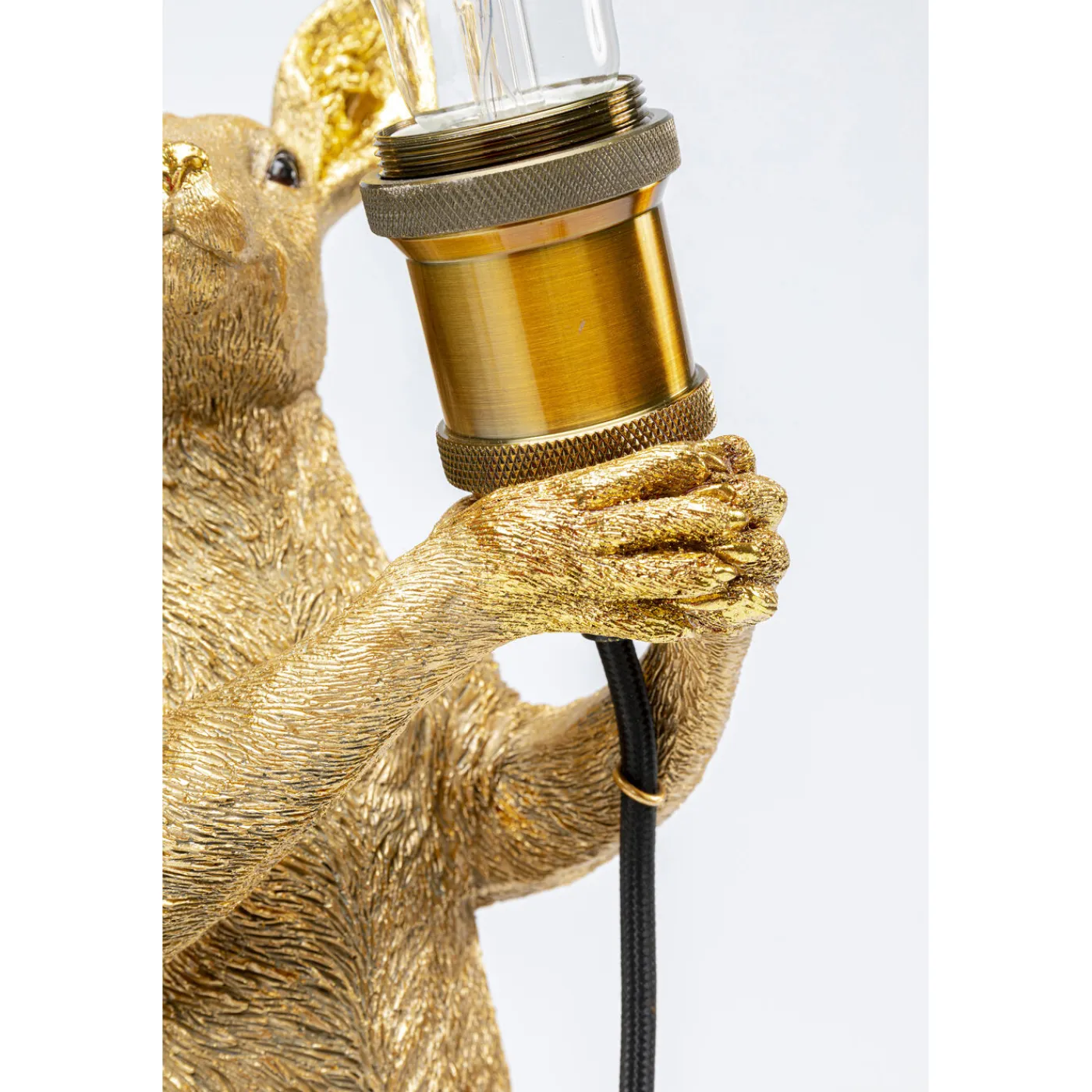 KARE Design Lampe A Poser Animal Kangaroo Dore 46Cm
