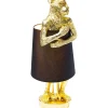 KARE Design Lampe A Poser Animal Monkey Dore-Noir