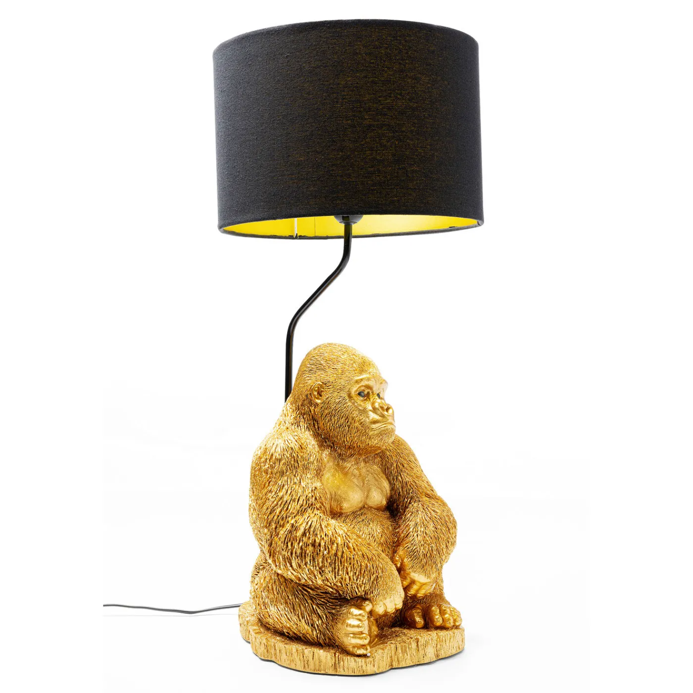 KARE Design Lampe A Poser Animal Monkey Gorilla Dore