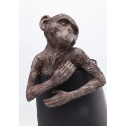 KARE Design Lampe A Poser Animal Monkey Marron