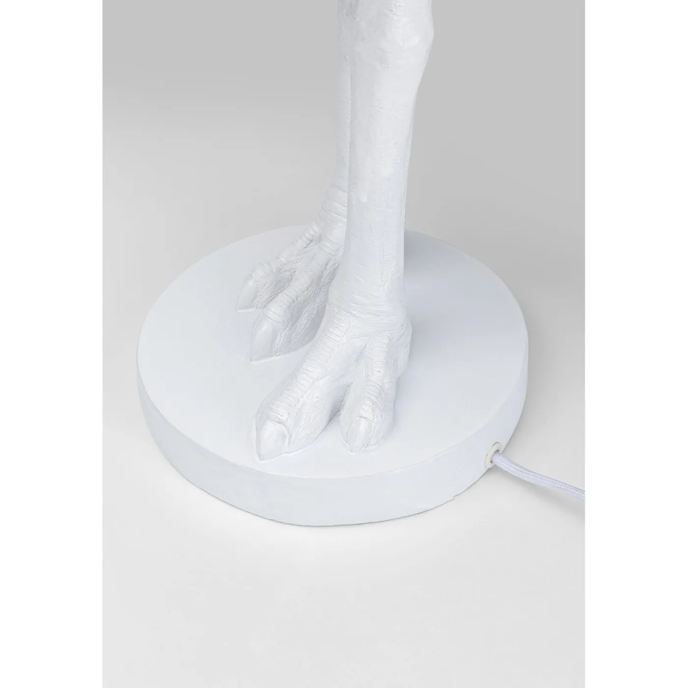 KARE Design Lampe A Poser Animal Ostrich Blanc 66Cm