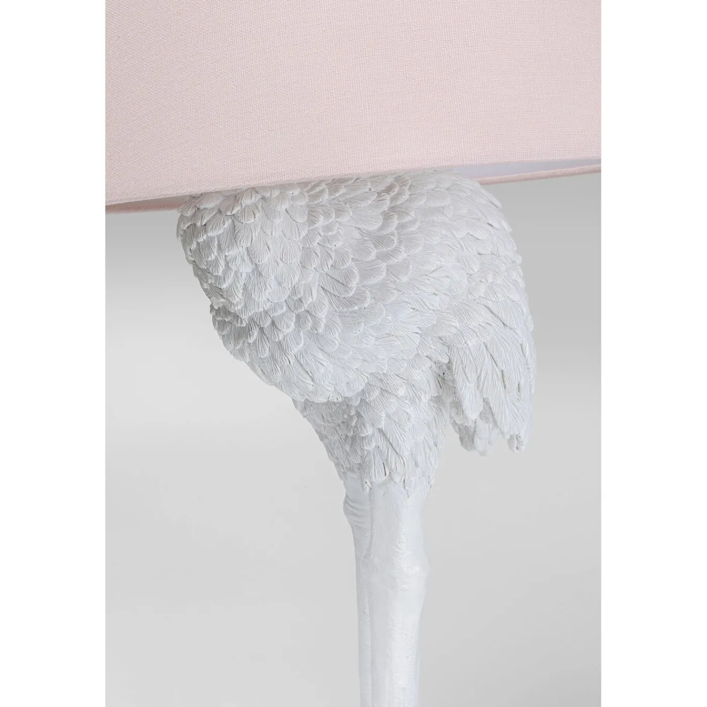 KARE Design Lampe A Poser Animal Ostrich Blanc 66Cm