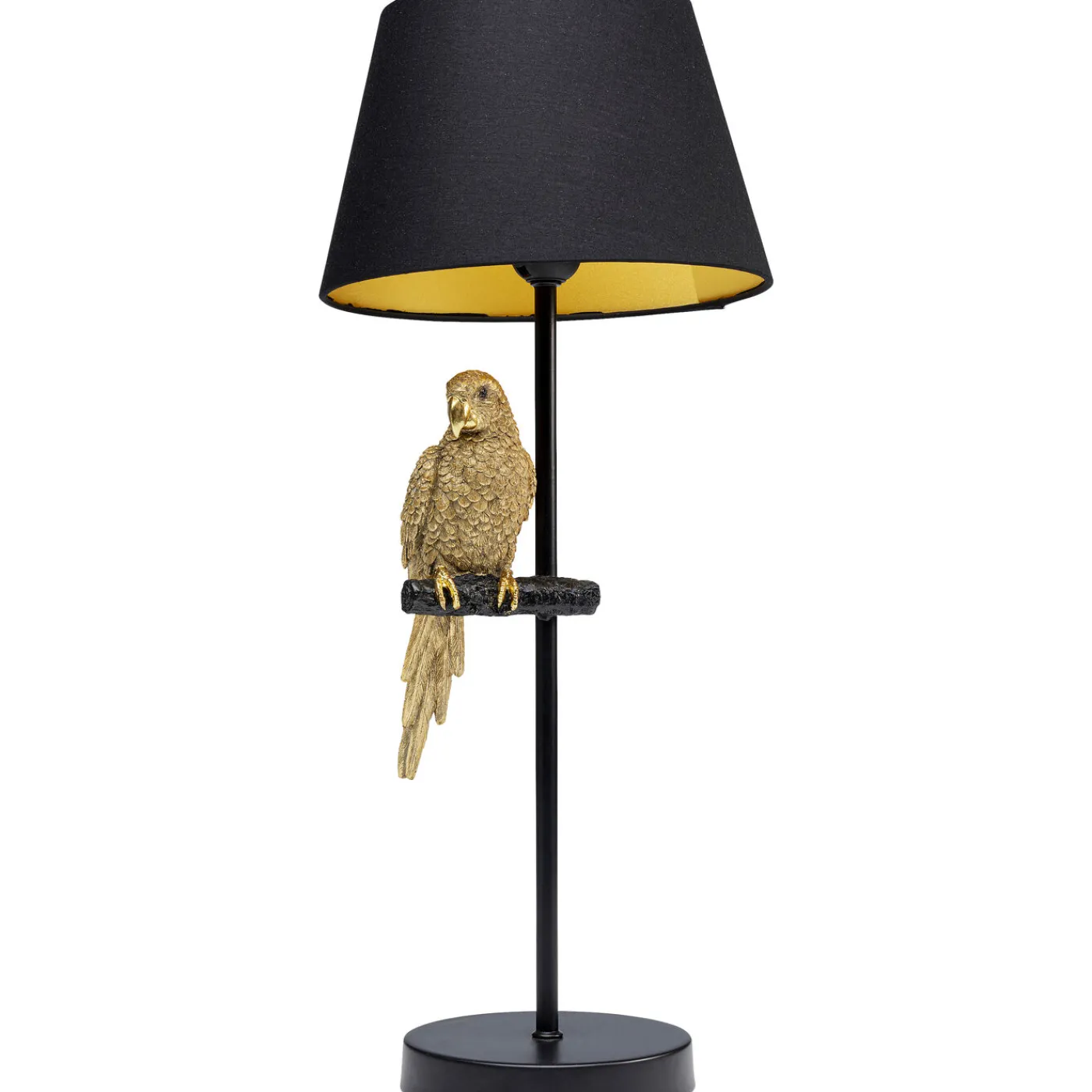 KARE Design Lampe A Poser Animal Parrot Dore 56Cm