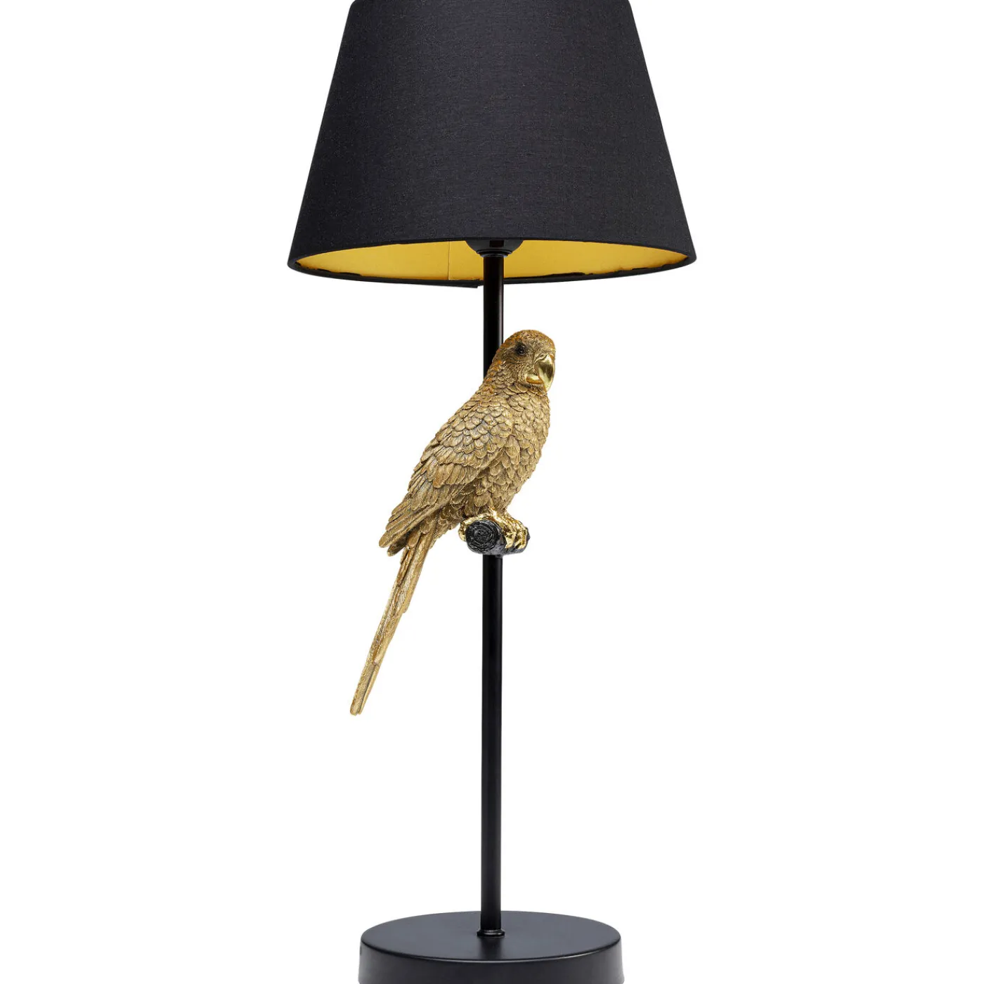 KARE Design Lampe A Poser Animal Parrot Dore 56Cm