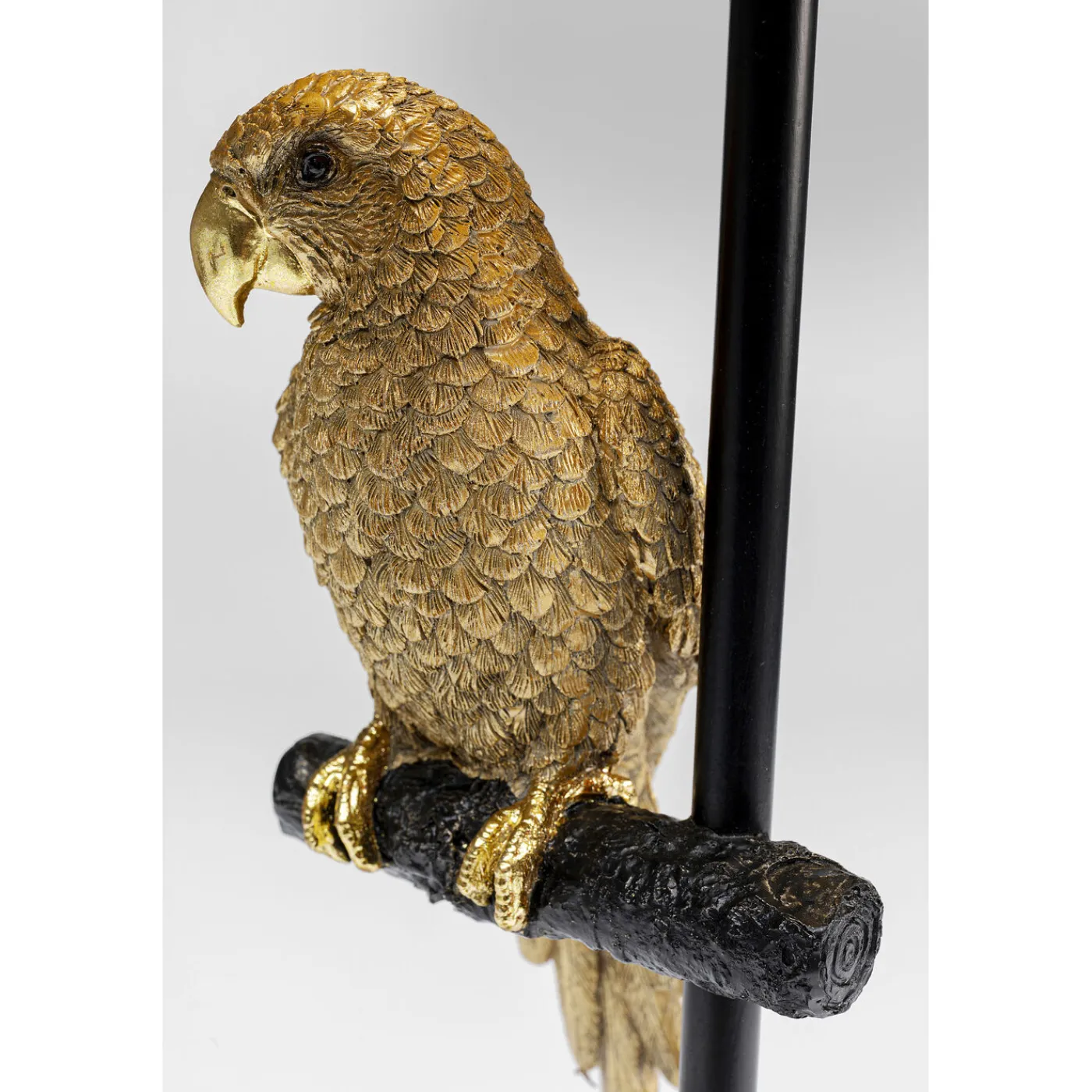 KARE Design Lampe A Poser Animal Parrot Dore 56Cm