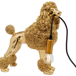 KARE Design Lampe A Poser Animal Poodle Dore 32Cm
