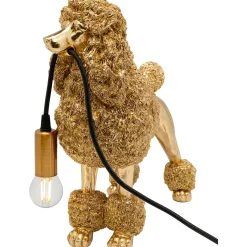 KARE Design Lampe A Poser Animal Poodle Dore 32Cm