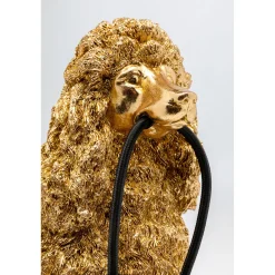 KARE Design Lampe A Poser Animal Poodle Dore 32Cm