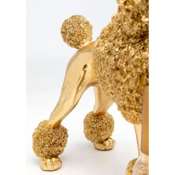 KARE Design Lampe A Poser Animal Poodle Dore 32Cm