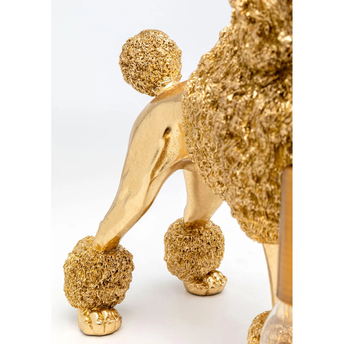 KARE Design Lampe A Poser Animal Poodle Dore 32Cm