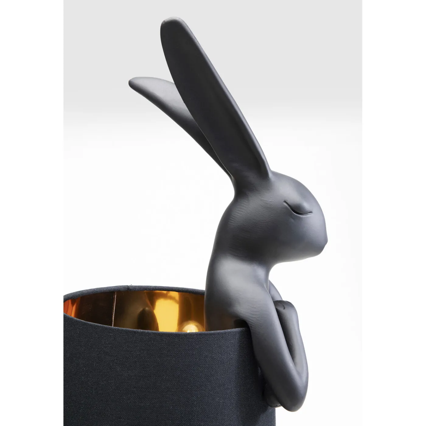 KARE Design Lampe A Poser Animal Rabbit Noir 68Cm