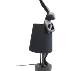 KARE Design Lampe A Poser Animal Rabbit Noir 68Cm