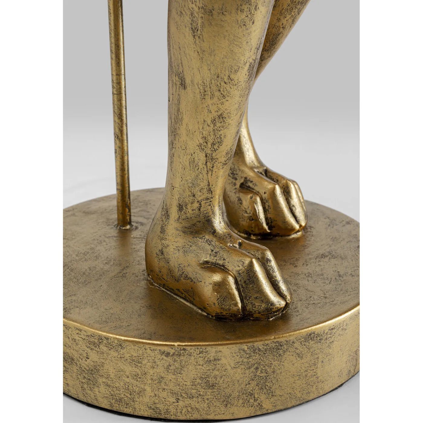 KARE Design Lampe A Poser Animal Rabbit Dore/Blanc 88Cm