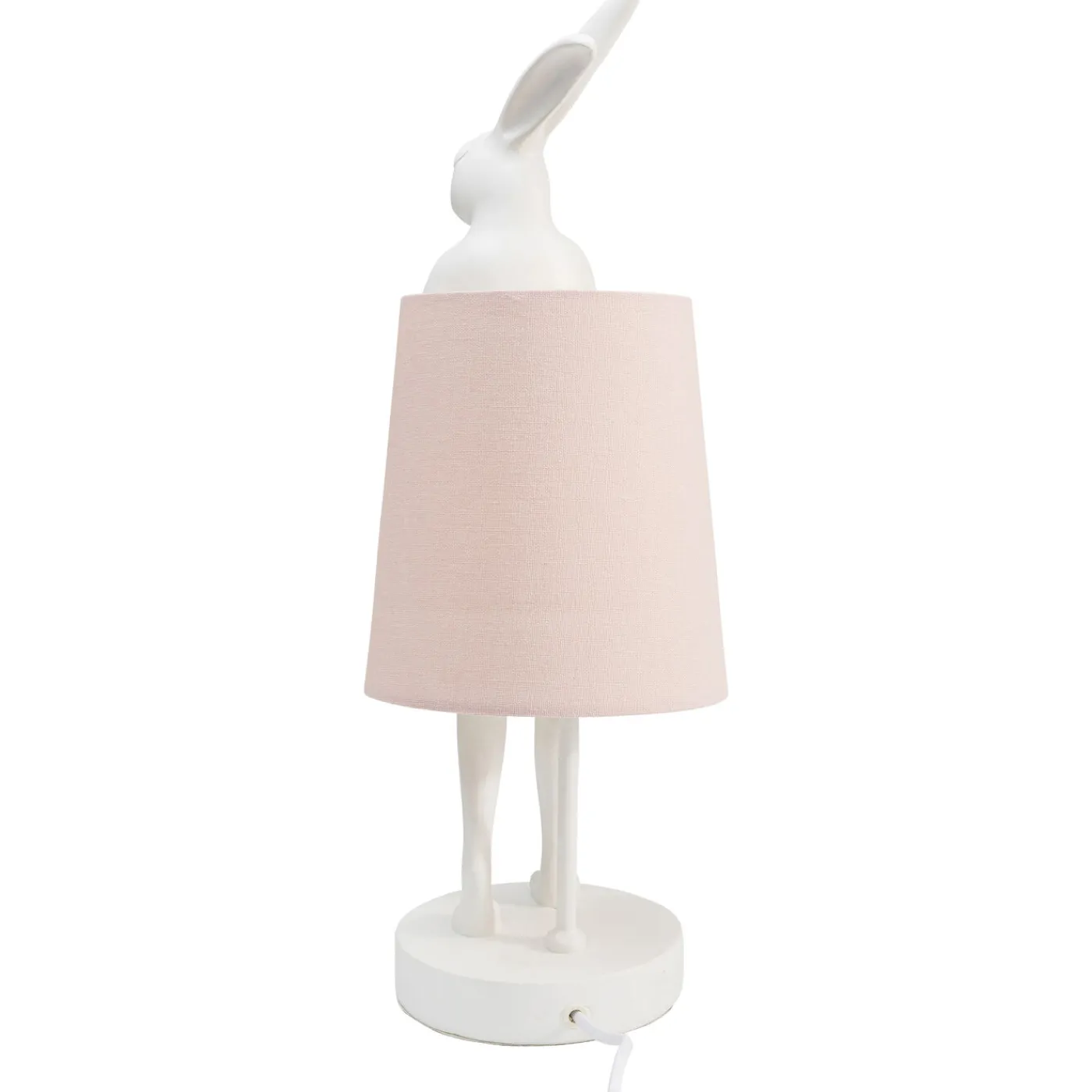 KARE Design Lampe A Poser Animal Rabbit Blanc/Rose 50Cm