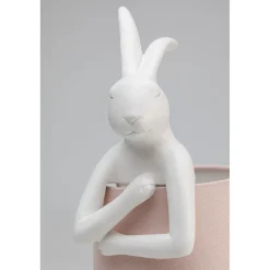 KARE Design Lampe A Poser Animal Rabbit Blanc/Rose 50Cm