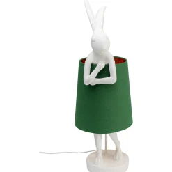KARE Design Lampe A Poser Animal Rabbit Blanc/Vert 68Cm