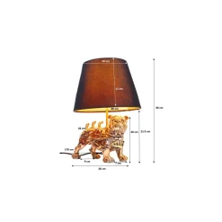 KARE Design Lampe A Poser Animal Rhino