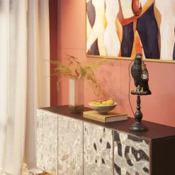 KARE Design Lampe A Poser Animal Sitting Crow Noir Mat 61Cm