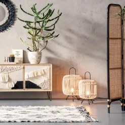 KARE Design Lampe A Poser Bamboo 62Cm