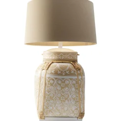 KARE Design Lampe A Poser Basket Creme 73Cm