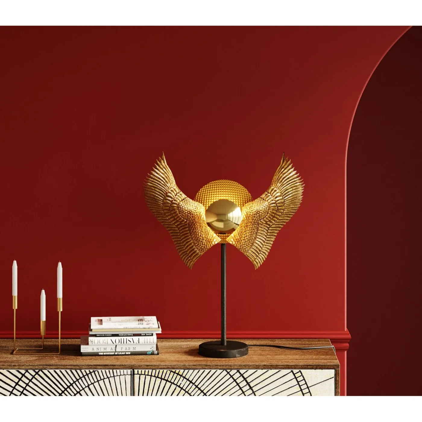 KARE Design Lampe A Poser Bird Wings 76Cm