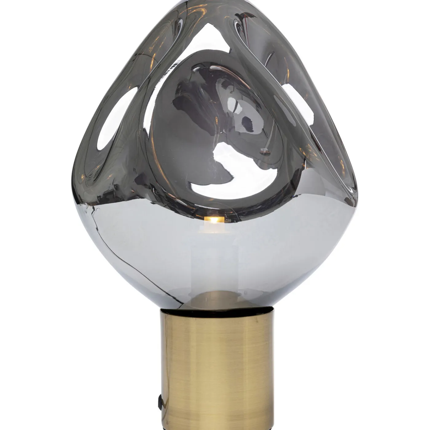 KARE Design Lampe A Poser Dough Argente 38Cm