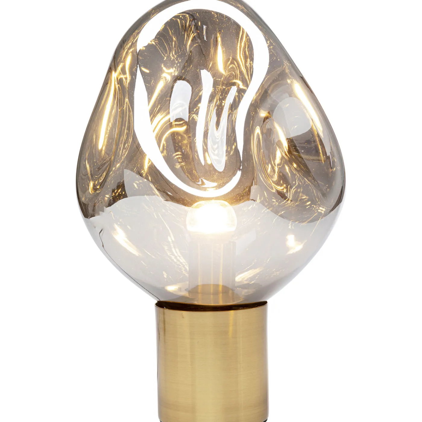 KARE Design Lampe A Poser Dough Argente 38Cm