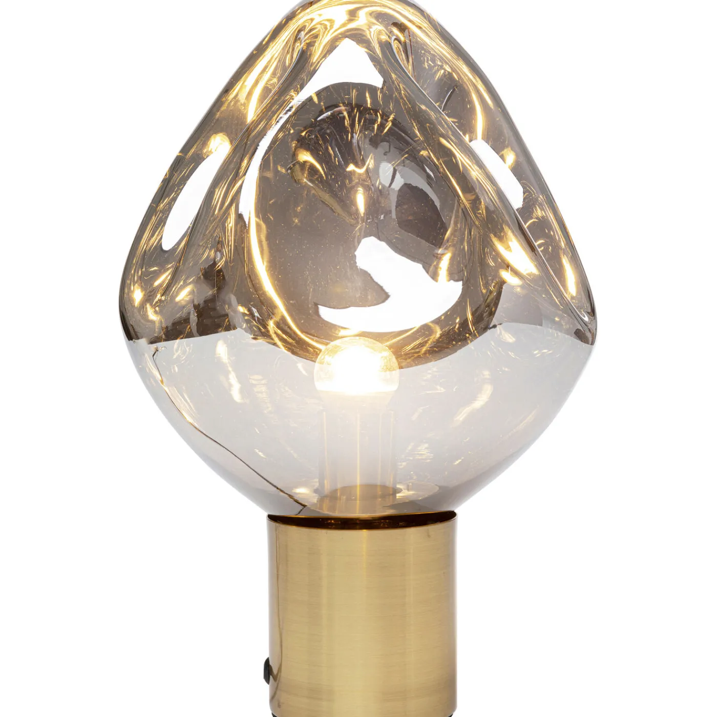 KARE Design Lampe A Poser Dough Argente 38Cm