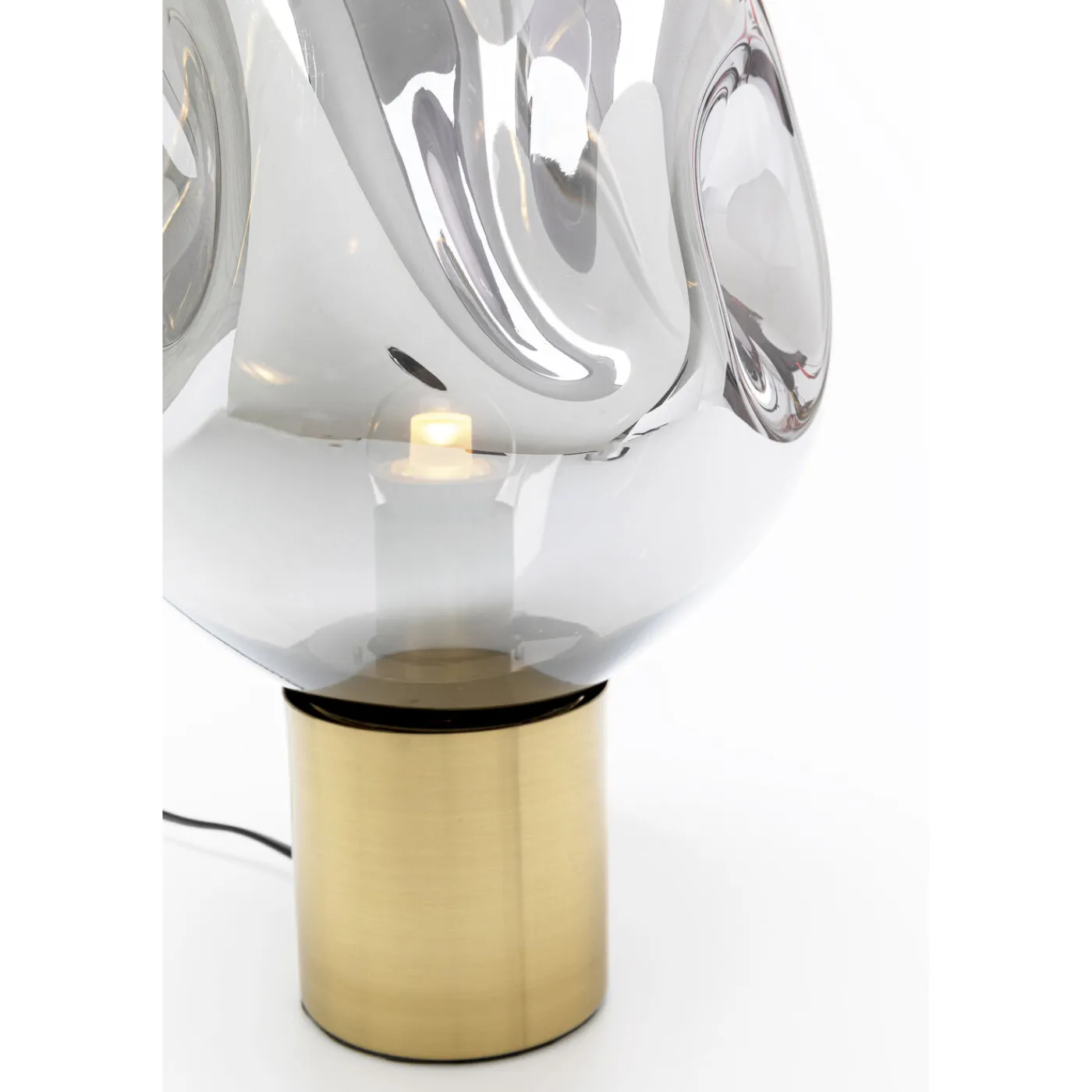 KARE Design Lampe A Poser Dough Argente 38Cm