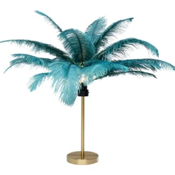 KARE Design Lampe A Poser Feather Palm Vert 60Cm