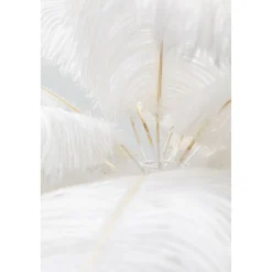 KARE Design Lampe A Poser Feather Palm Blanc 60Cm