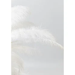 KARE Design Lampe A Poser Feather Palm Blanc 60Cm