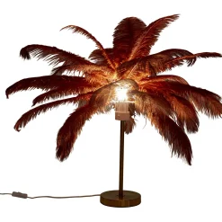 KARE Design Lampe A Poser Feather Palm Rusty Red 60Cm