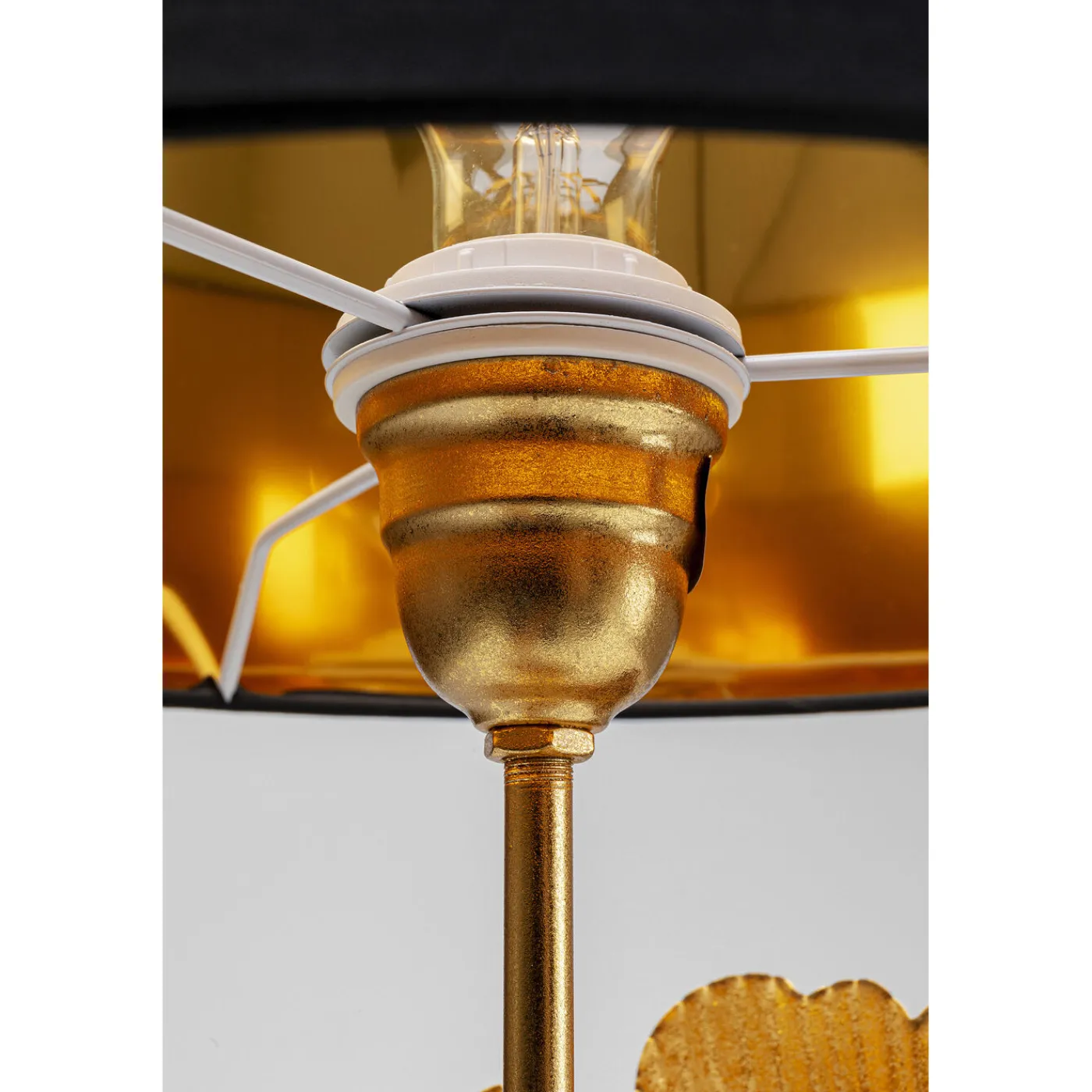 KARE Design Lampe A Poser Flores Dore 62Cm