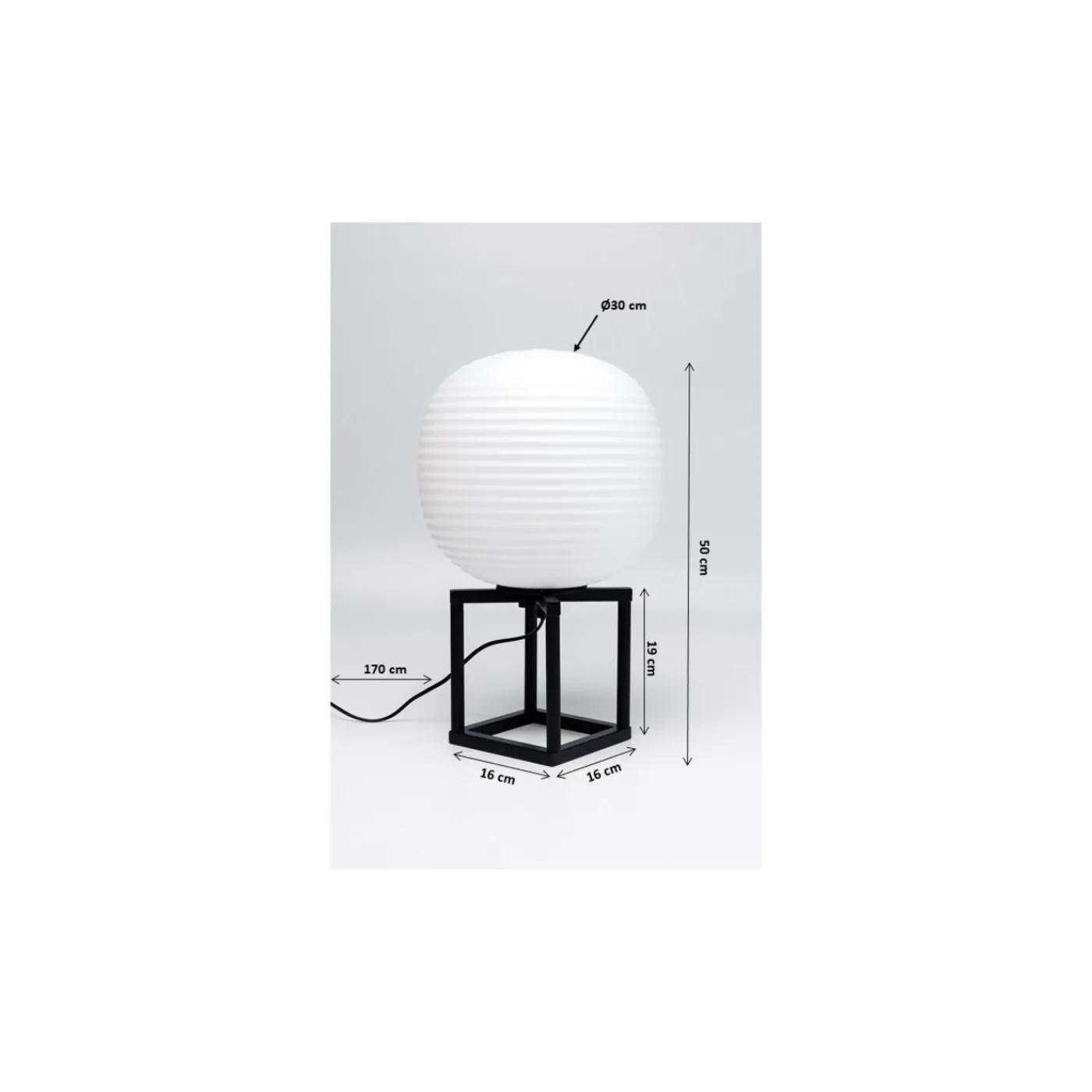 KARE Design Lampe A Poser Frame Ball