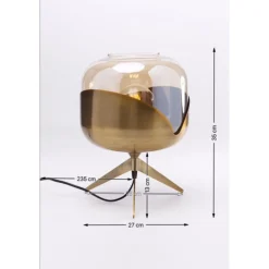 KARE Design Lampe A Poser Golden Goblet Ball