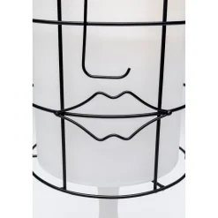 KARE Design Lampe A Poser Grid Face Blanc 60Cm