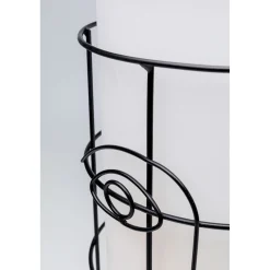 KARE Design Lampe A Poser Grid Face Blanc 60Cm