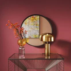 KARE Design Lampe A Poser Loungy Dore 38Cm