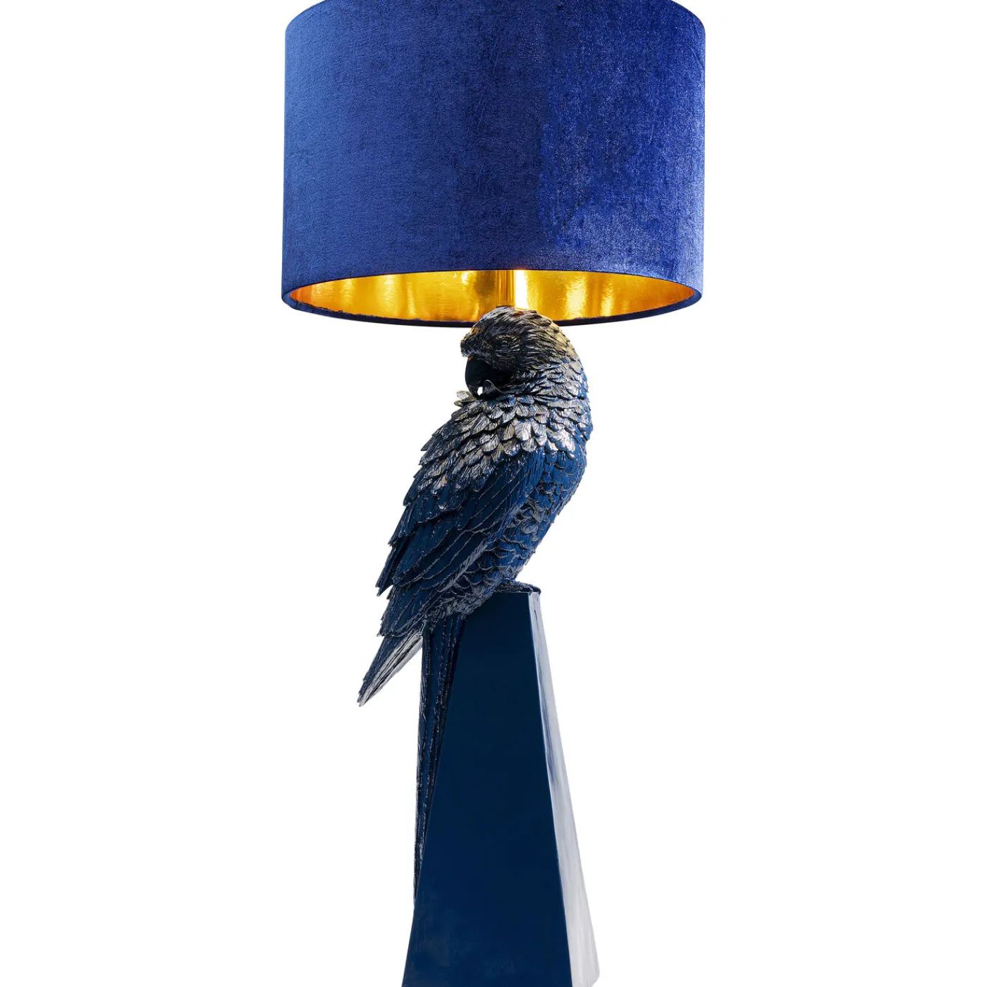 KARE Design Lampe A Poser Parrot Bleu 84Cm