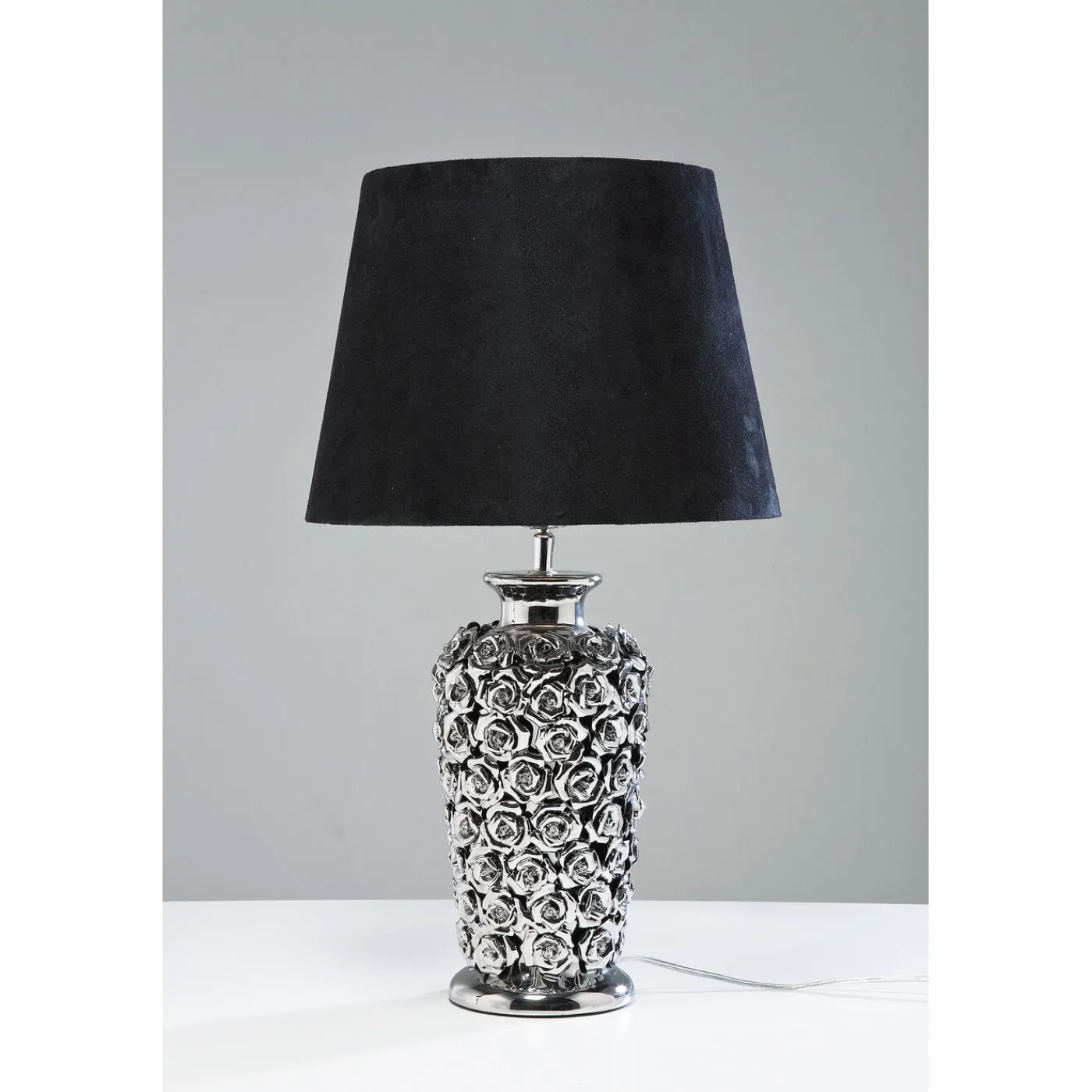 KARE Design Lampe A Poser Rose Argente´ 57Cm